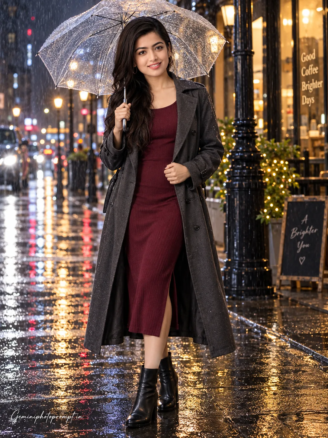 CREATE AN ULTRA-REALISTIC CINEMATIC 8K HDR FULL-BODY FASHION PORTRAIT OF THE EXACT SAME ADULT WOMAN FROM THE UPLOADED REFERENCE PHOTO,
