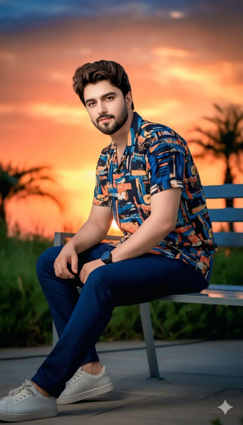An absolute visual masterpiece, hyper-photorealistic and ultra-detailed full-body vertical portrait capturing a highly handsome and stylish