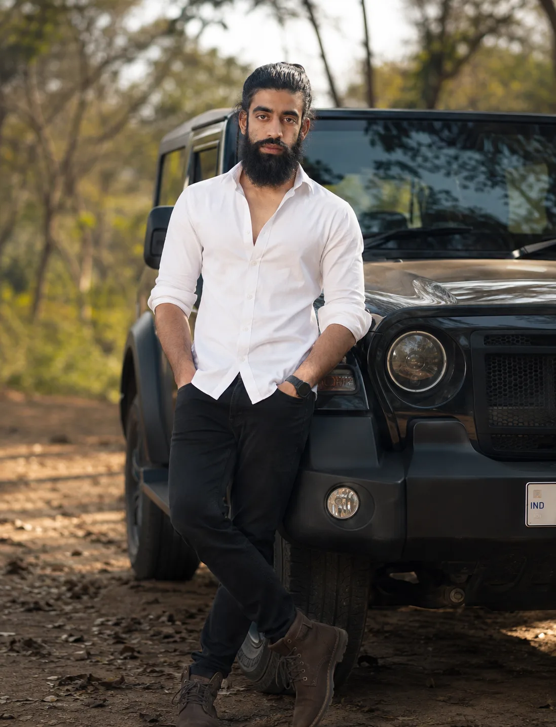 Cinematic Automotive Portrait Prompt Create an ultra-realistic, high-resolution 8K cinematic full-body portrait using the uploaded