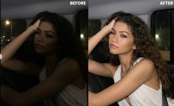 Precise correction of deficient lighting.