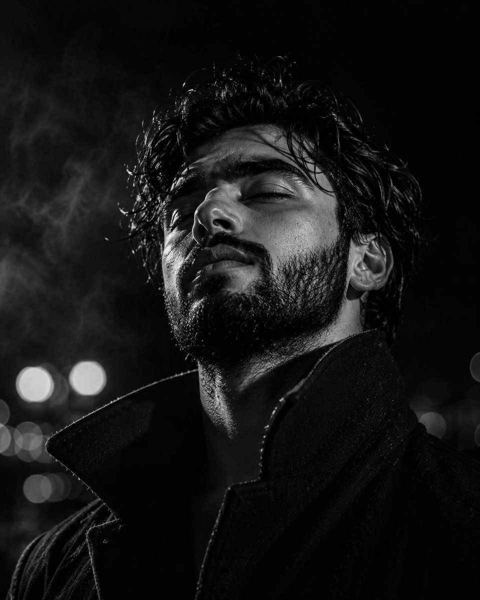 Cinematic Monochromatic Portrait