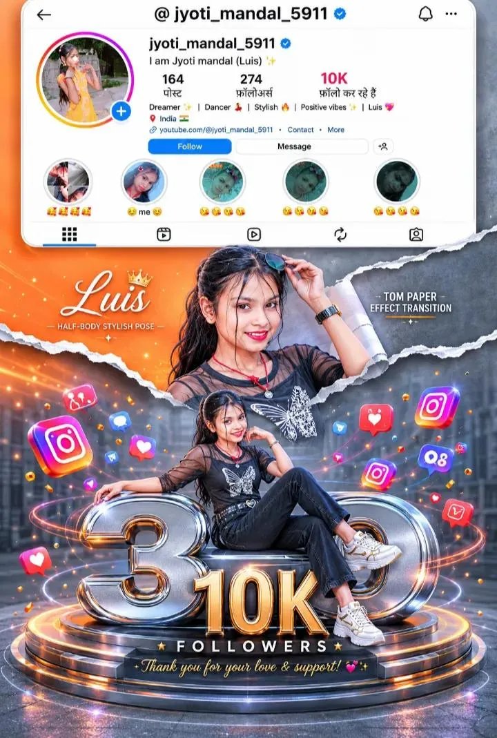 Milestone poster celebrating 10k followers.