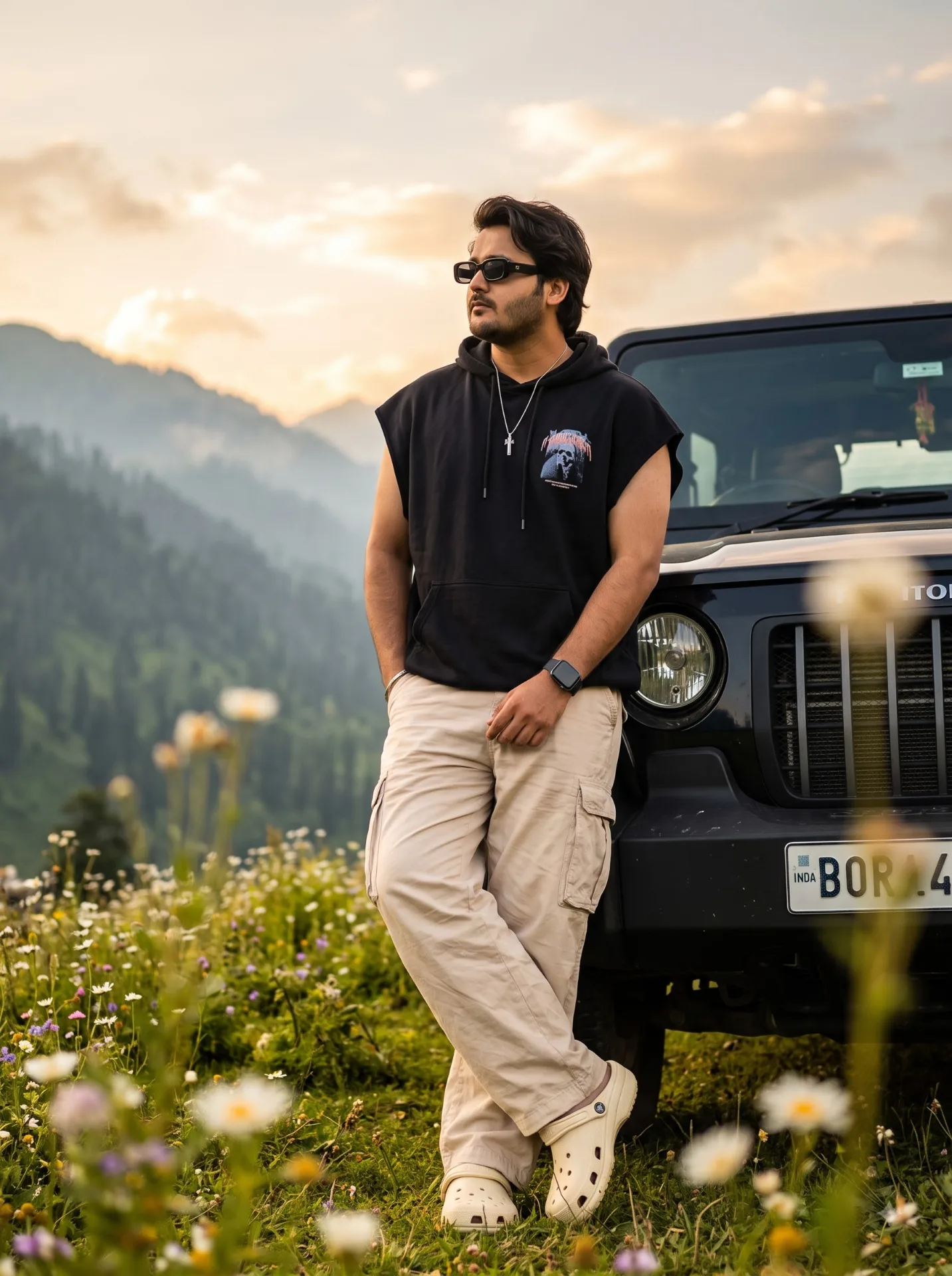 Create an ultra-realistic cinematic professional photograph, exactly 1080×1350 pixels, strict 4:5 vertical composition.