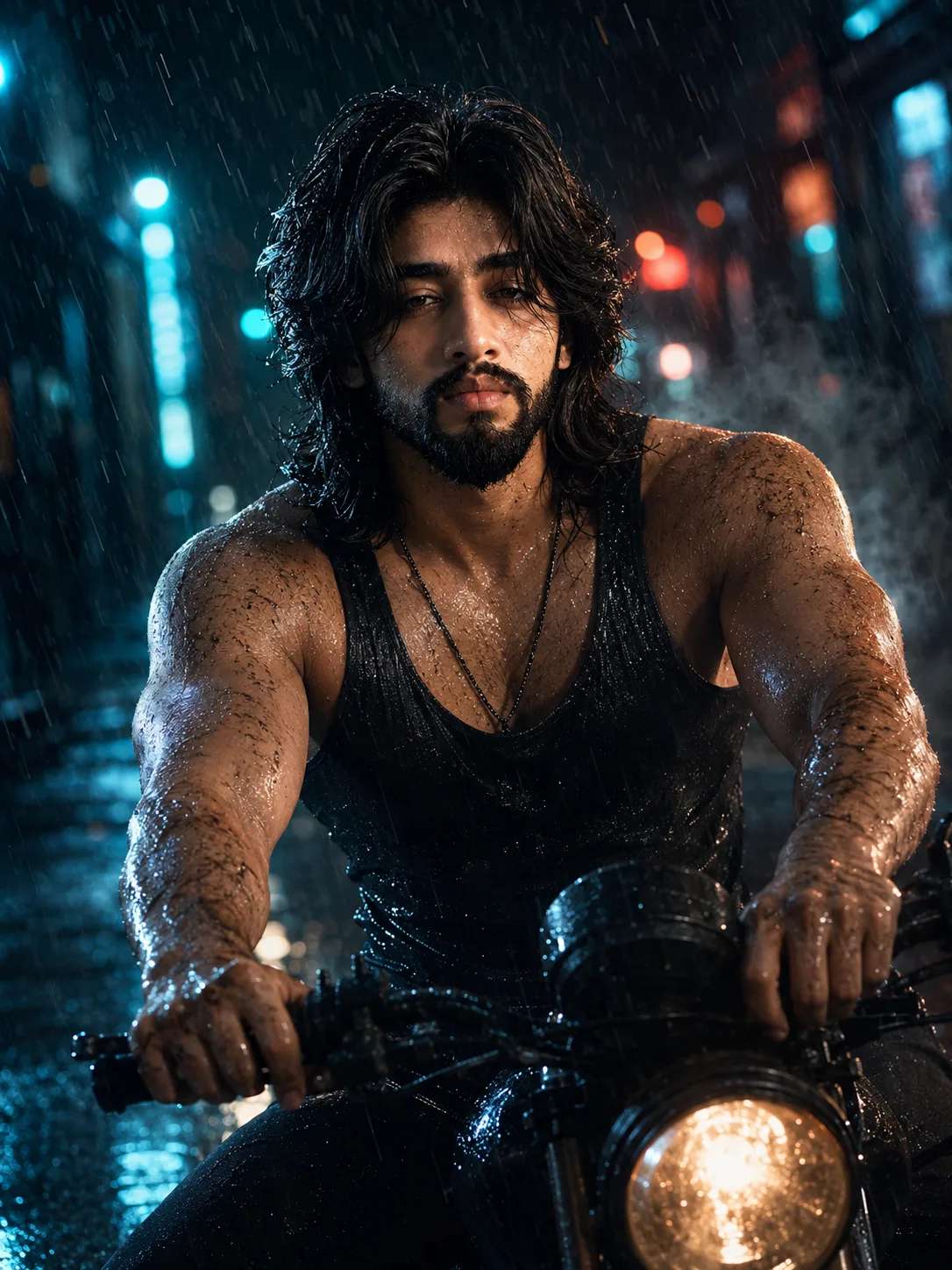 Create an ultra-realistic cinematic portrait using the uploaded face reference image as the PRIMARY and STRICT IDENTITY REFERENCE.