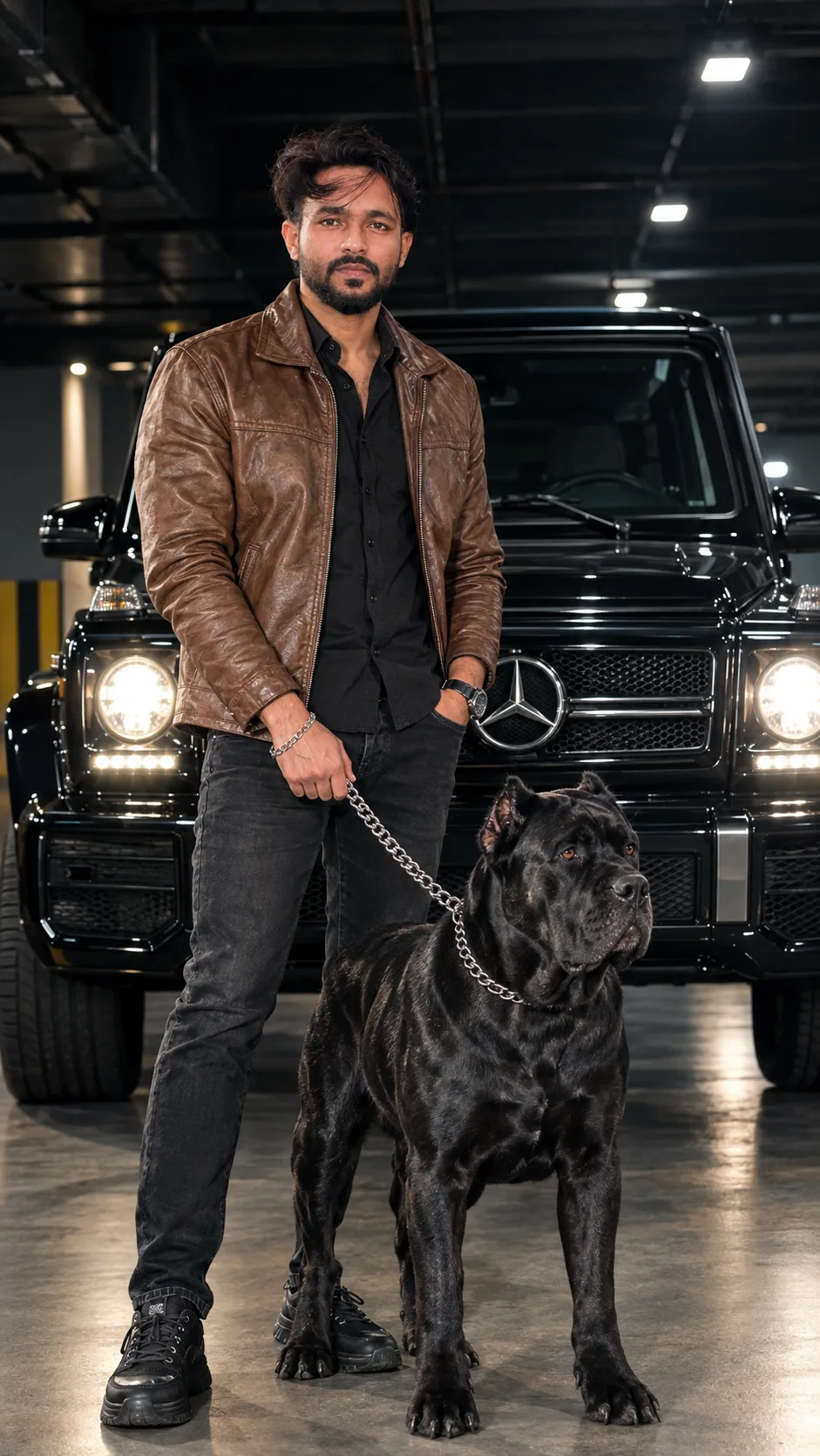 Create an ultra-realistic, cinematic full-body photograph using my uploaded reference photo.