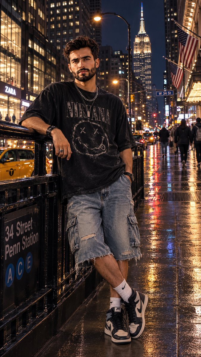 Cinematic Street Fashion Portrait