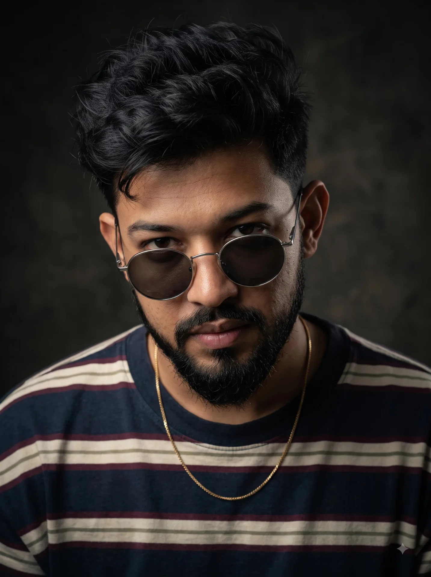 Create a hyper realistic ultra-detailed 8K cinematic close-up portrait of a young man use Exact Face must remain 100% fdemtfcal to the
