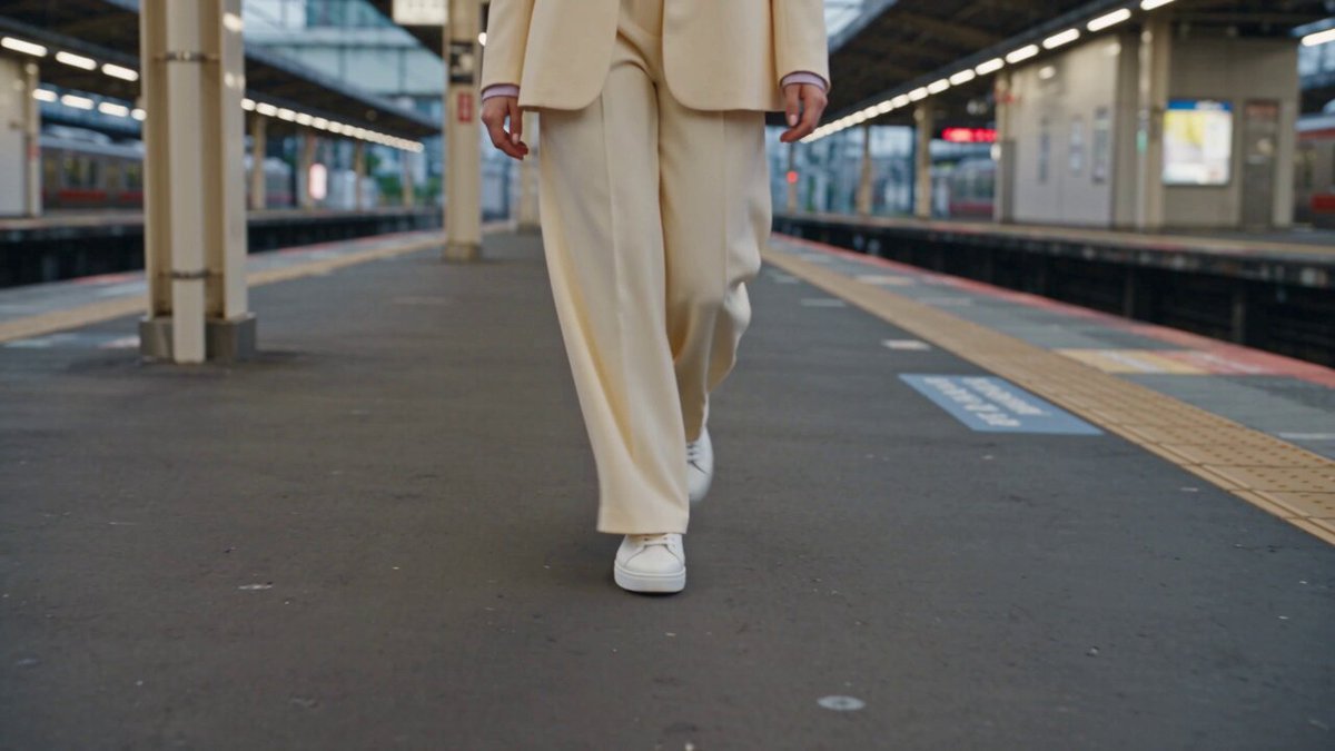 Woman transforms Tokyo station