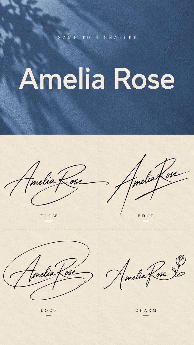 [Name]: {e.g. Amelia Rose} [Top Background Color]: {e.g. dusty blue, muted rose, forest green, deep burgundy, warm ochre} [Final Ratio]: