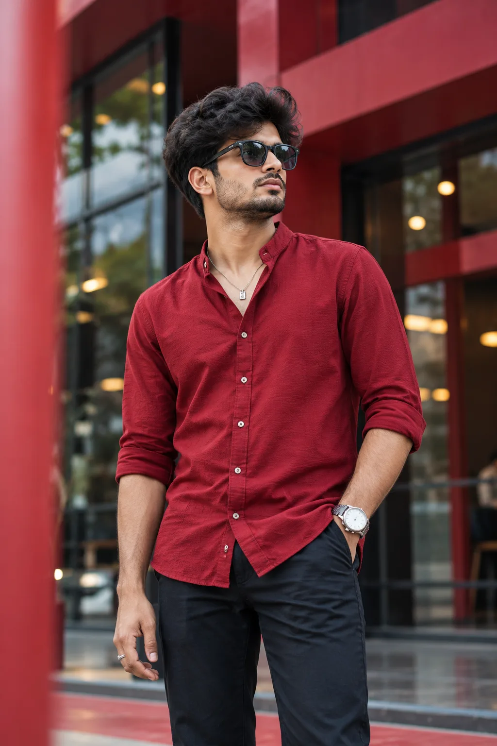Create an ultra-realistic, high-resolution vertical luxury cinematic fashion photograph based specifically on the uploaded reference image.