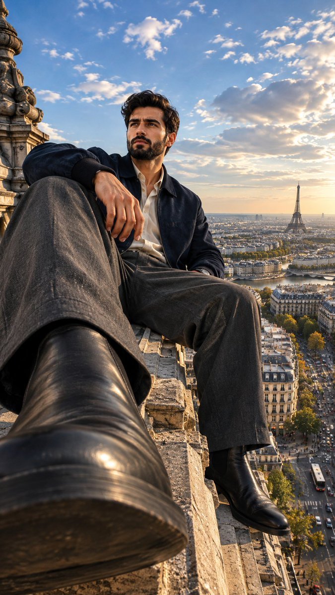 Image created on Gpt 2 Prompt: Ultra-realistic cinematic surreal fashion photograph of a strikingly handsome young man in his early 20s
