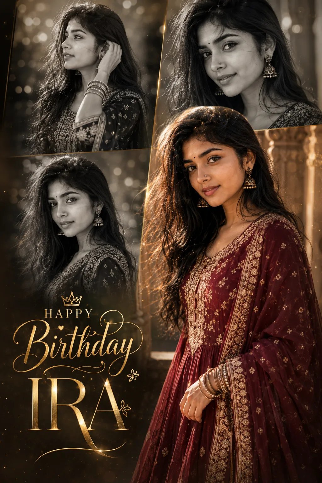 Premium Birthday Collage Design