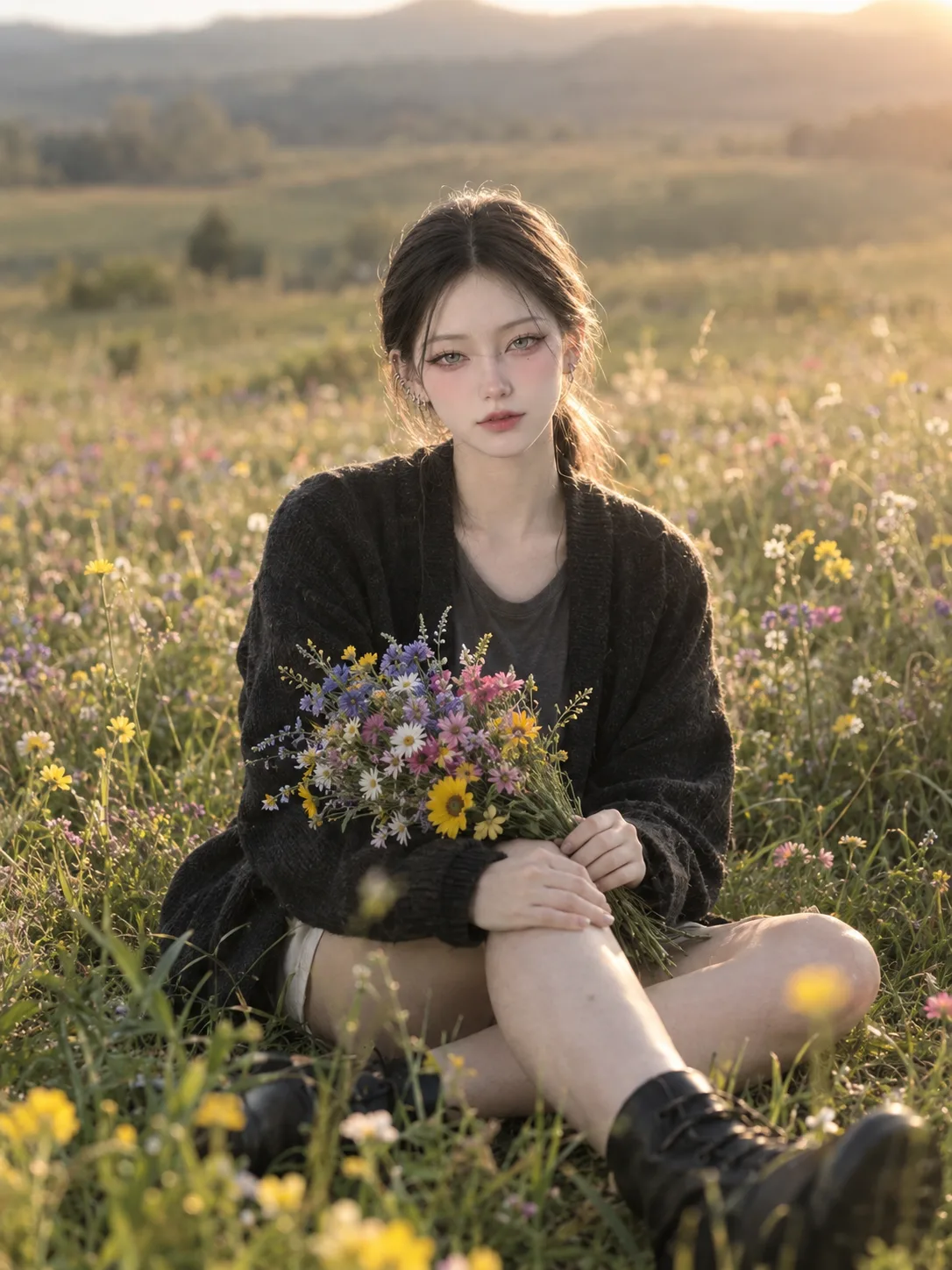 Create an ultra-realistic, high-resolution cinematic outdoor portrait using the uploaded face image as the EXACT identity reference.