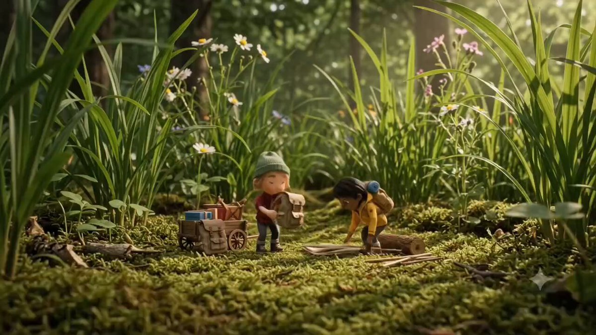 Tiny Campers Miniature Scene