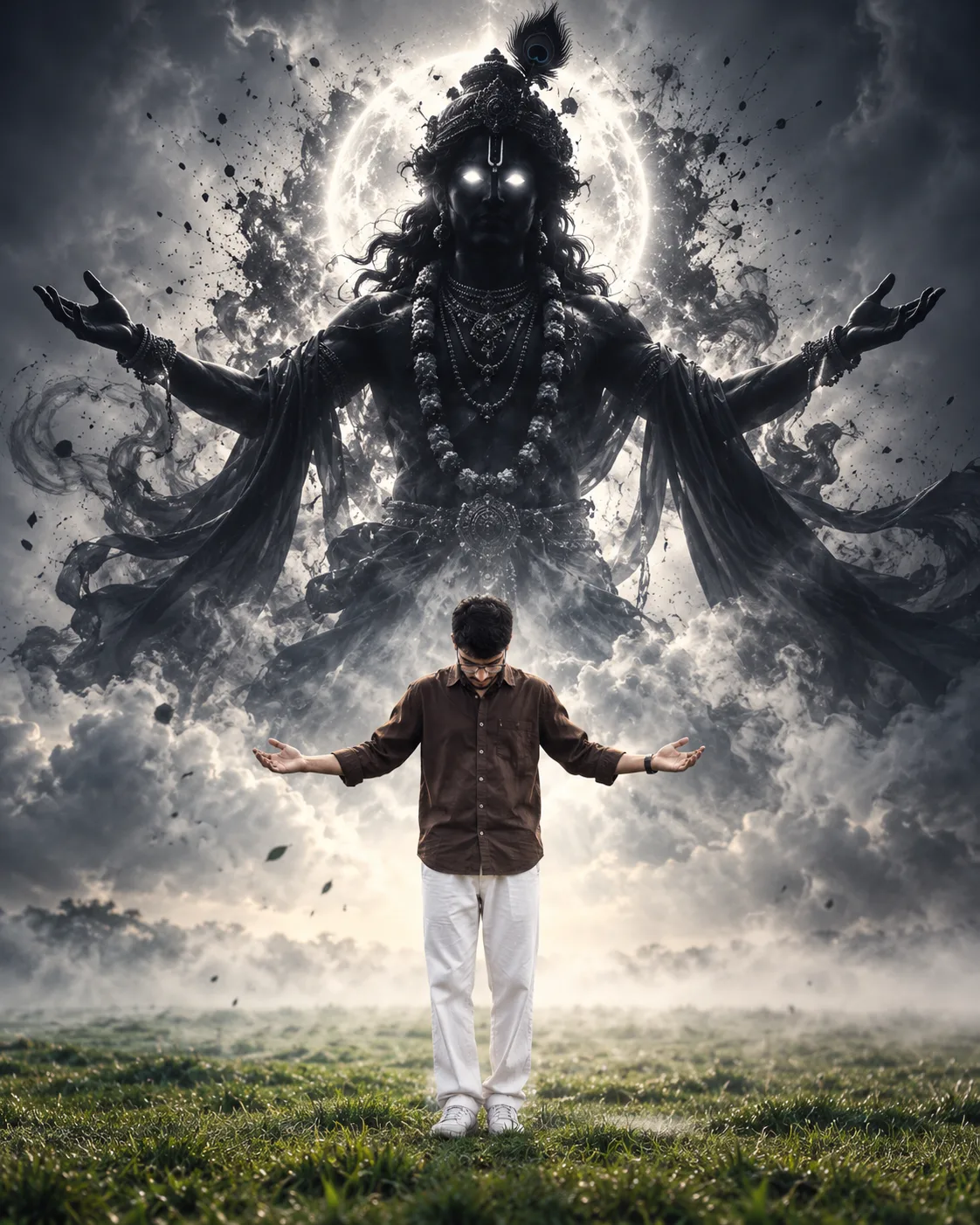 > Create a highly realistic, cinematic vertical portrait inspired by the reference image.