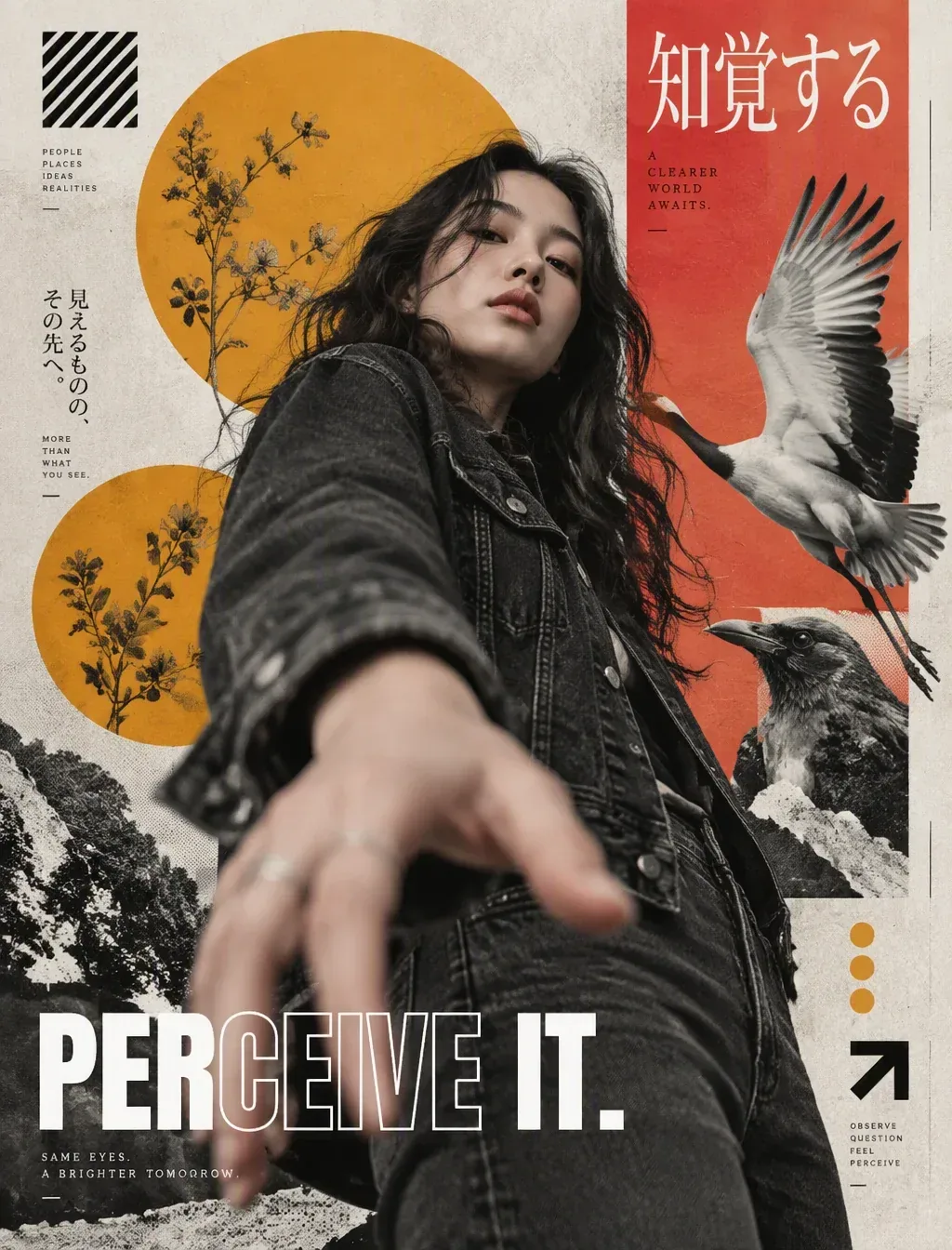 Create a high-resolution vertical 4:5 contemporary editorial poster inspired by the reference image.