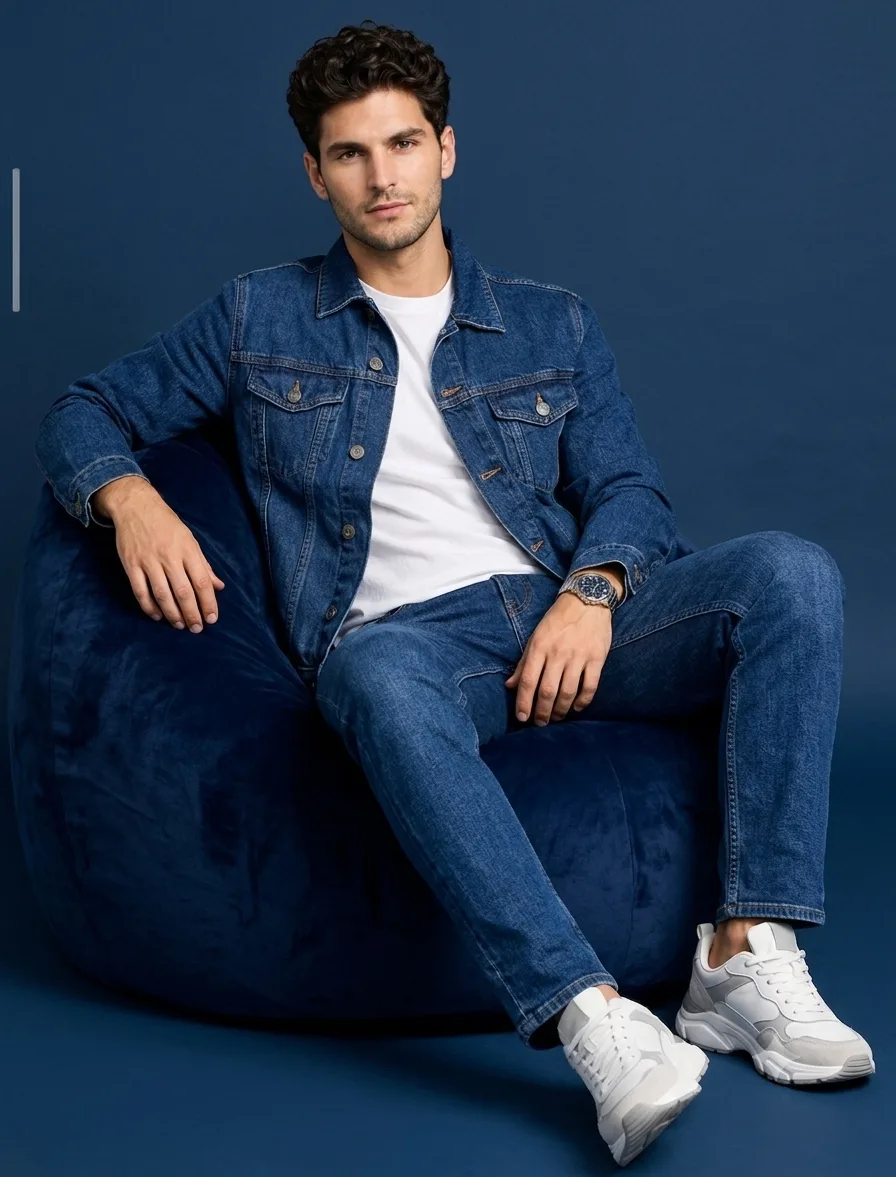 Create a hyper-realistic cinematic full-body fashion photoshoot of the uploaded person (age 26, 5'10"), exact face and hairstyle from
