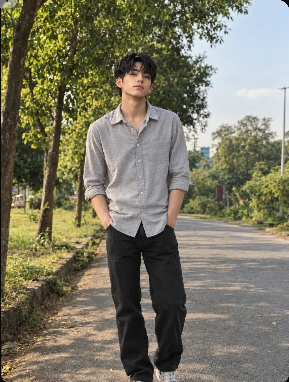 Natural Cinematic Boy Soft Light
