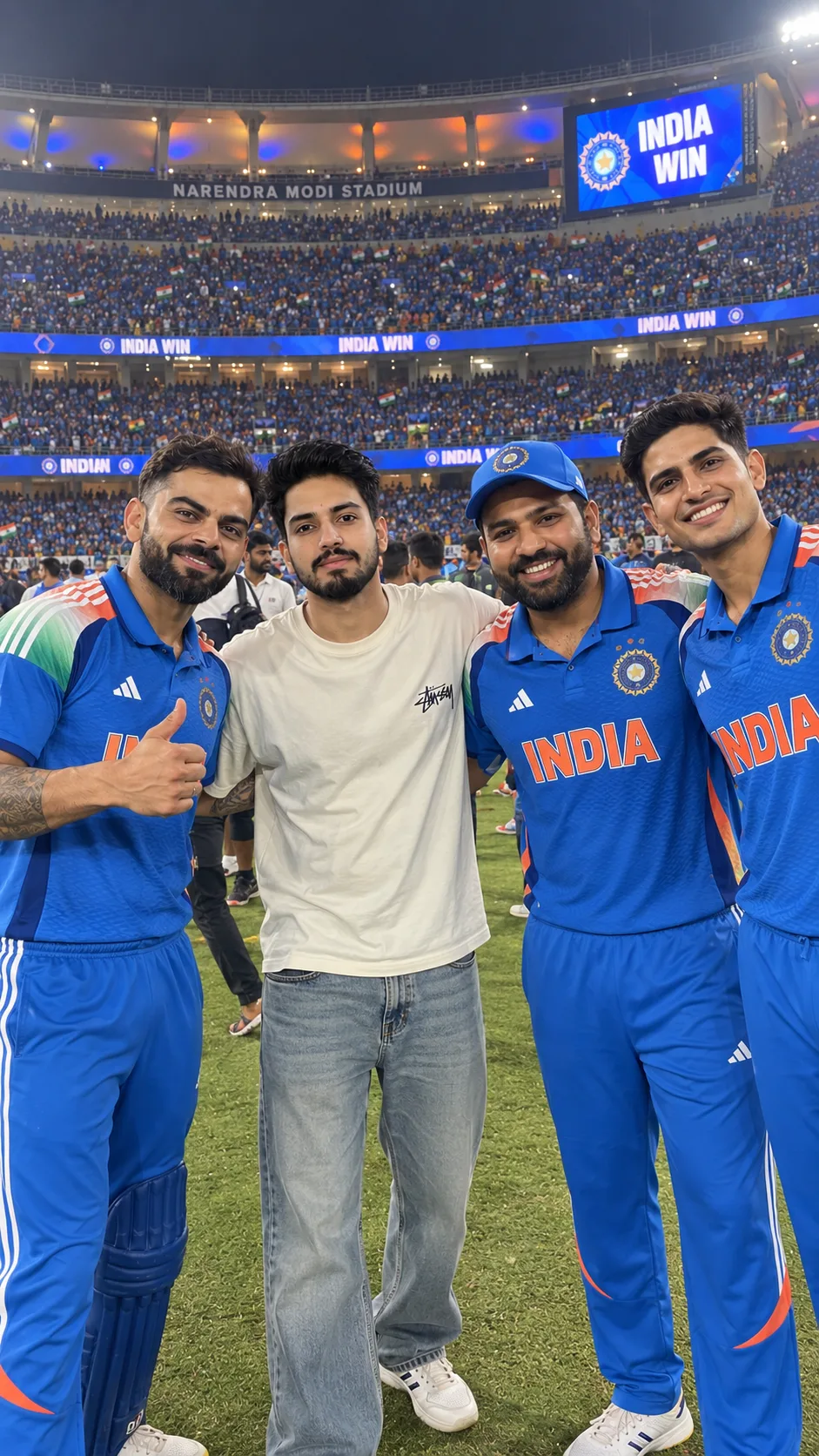 Professional Click With Indian Team