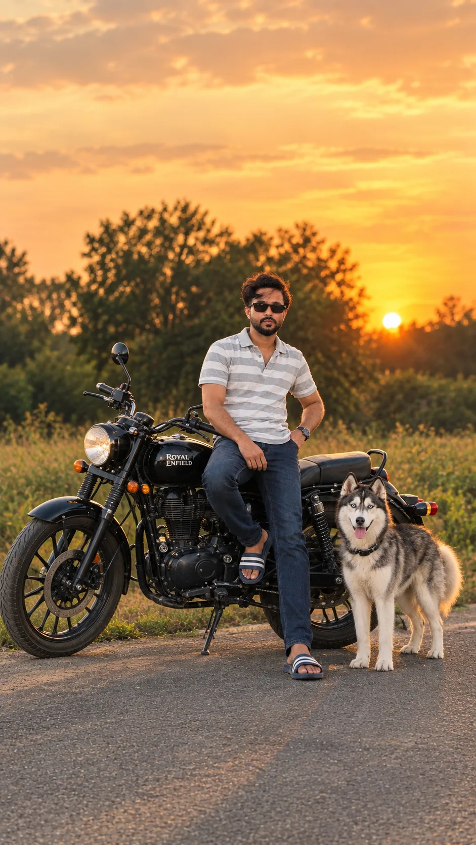 Create an ultra-realistic, high-quality, full-body cinematic photograph using my uploaded reference photo.