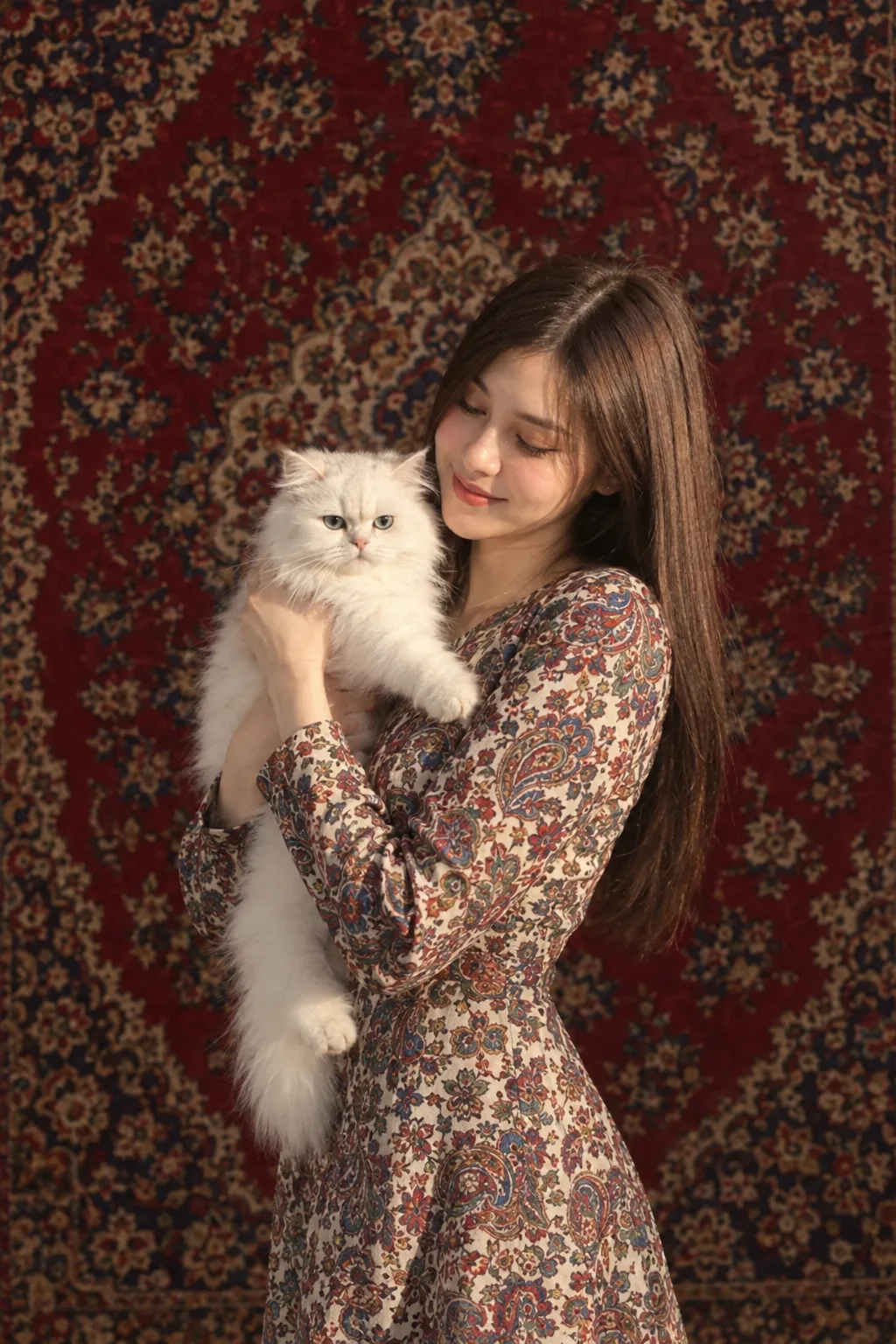 📸 Prompt Ultra-realistic photorealistic portrait of the same young woman from the uploaded reference image.