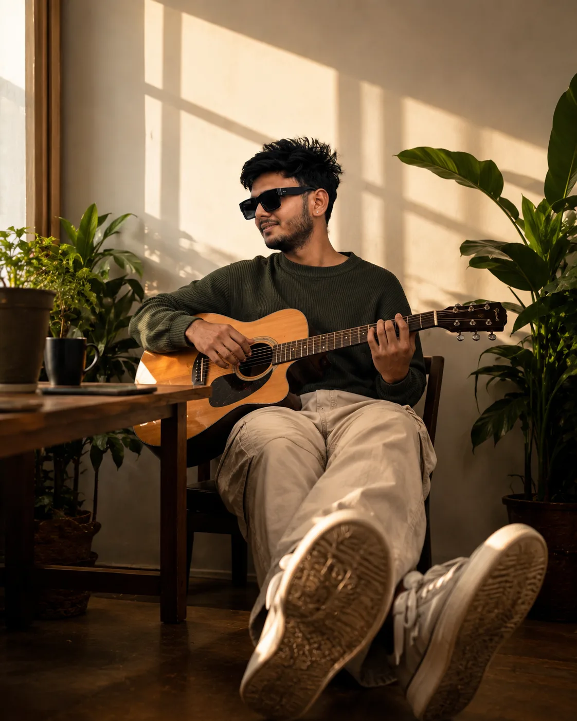 Create a highly realistic, ultra-cinematic lifestyle portrait inspired by the reference image.