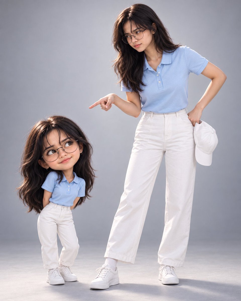 When your 3D version has the same attitude as you.