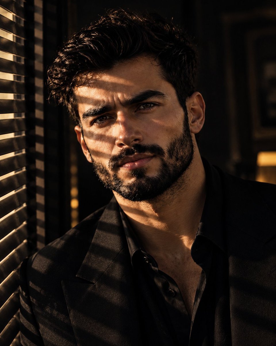 Image created on Gpt 2 Prompt: Ultra-realistic, cinematic, high-fashion editorial portrait of a strikingly handsome young man in his early