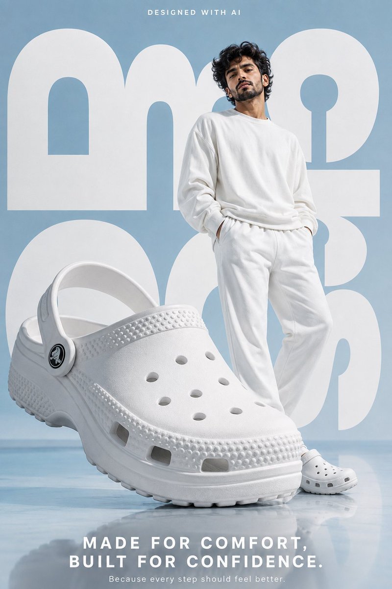 Image created on Gpt 2 Prompt: Create an ultra-realistic, high-end commercial advertising poster inspired by the reference image’s clean