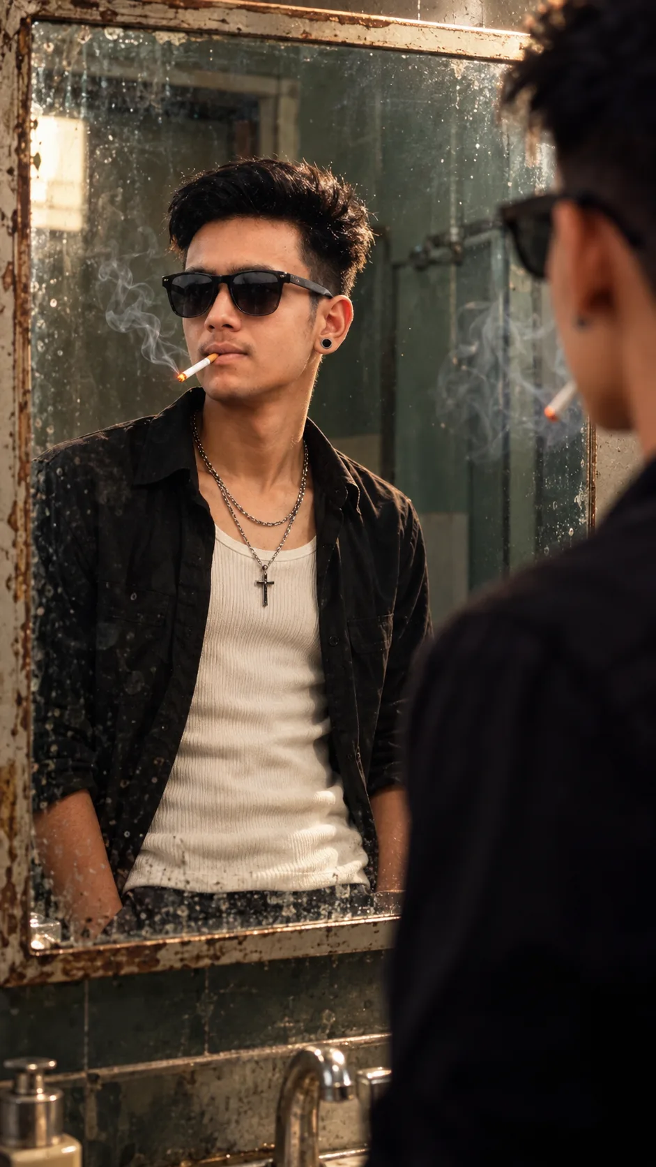 Create an ultra-realistic, high-resolution cinematic portrait based closely on the uploaded reference image.