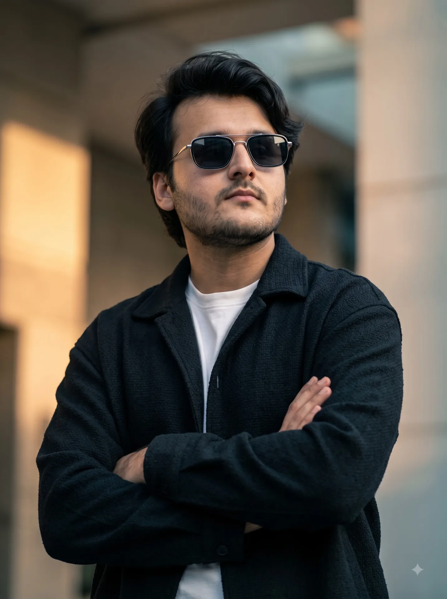 Ultra-realistic 22K UHD cinematic editorial poster using my uploaded photo as a 100% exact face and identity reference.