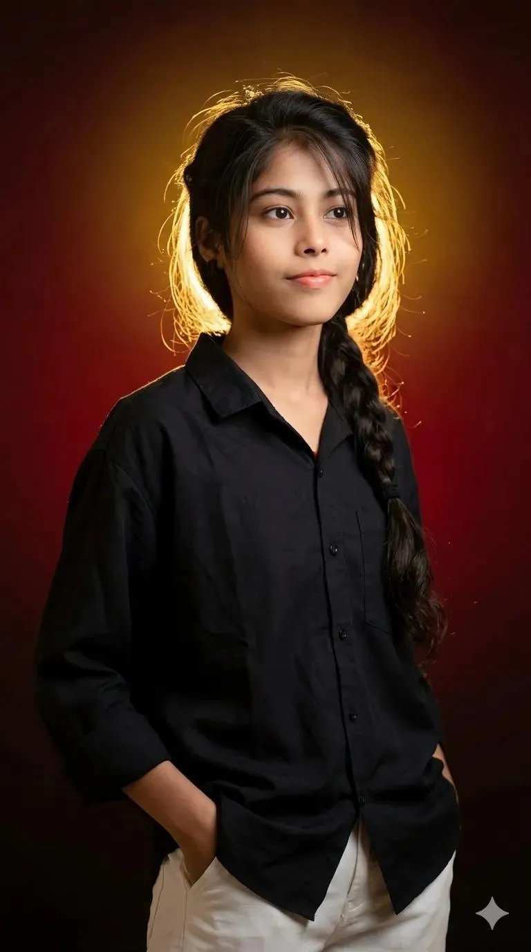 Create An Ultra-reanstic 2ks 9:16.Half Body Por Rgu Use Up Daded Face Perfect Exactly No Modificat Face Ma Ch) Young girl With A Soft