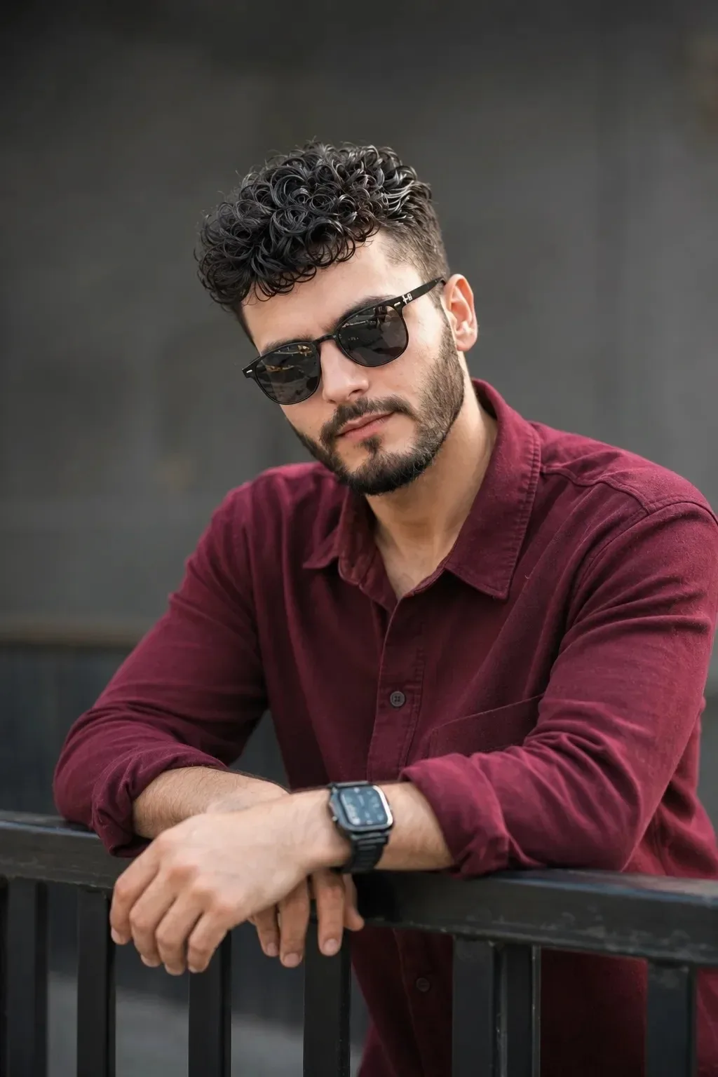outdoor portrait.