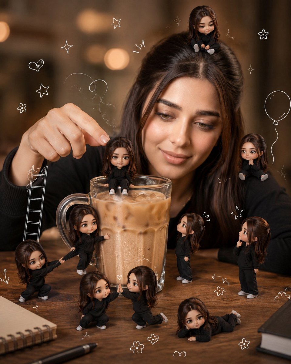 Chibi Figures with Person