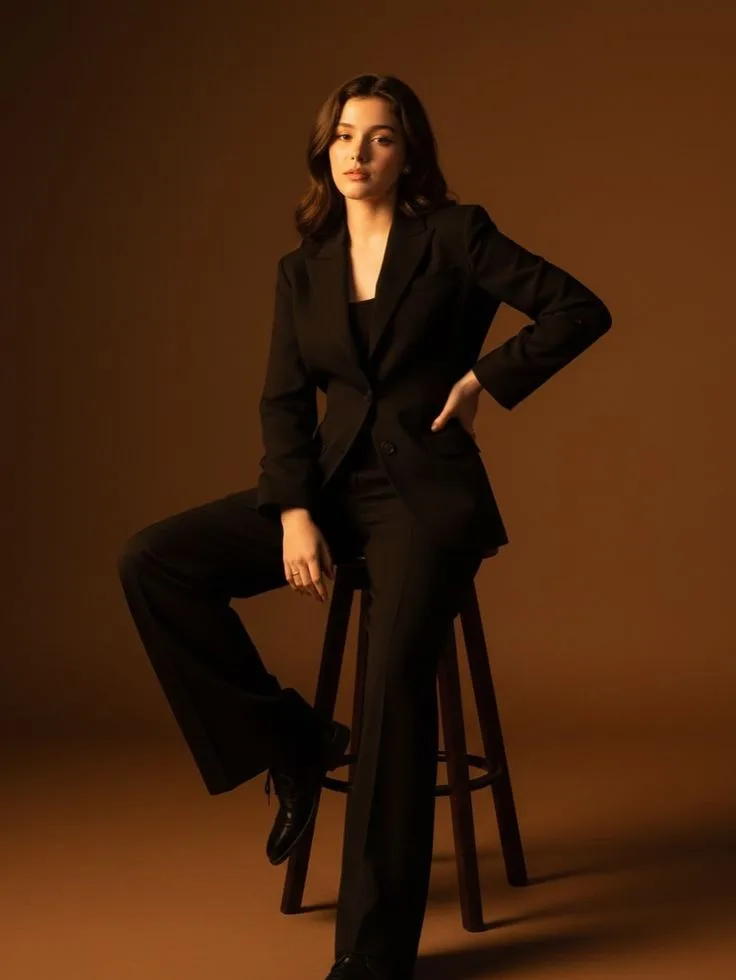 Create an ultra-realistic, high-resolution vertical 4:5 professional fashion editorial photograph using my uploaded photo as the exact