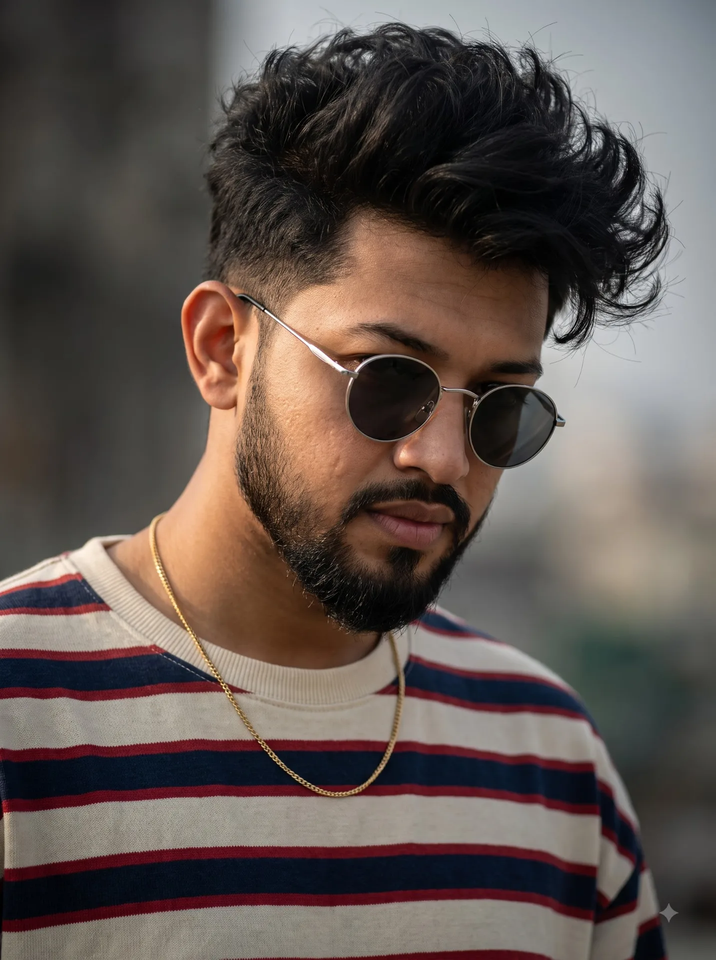 Prompt 👇📌😎 Create a hyper realistic ultra-detailed 8K cinematic close-up portrait of a young man use Exact Face must remain 100%