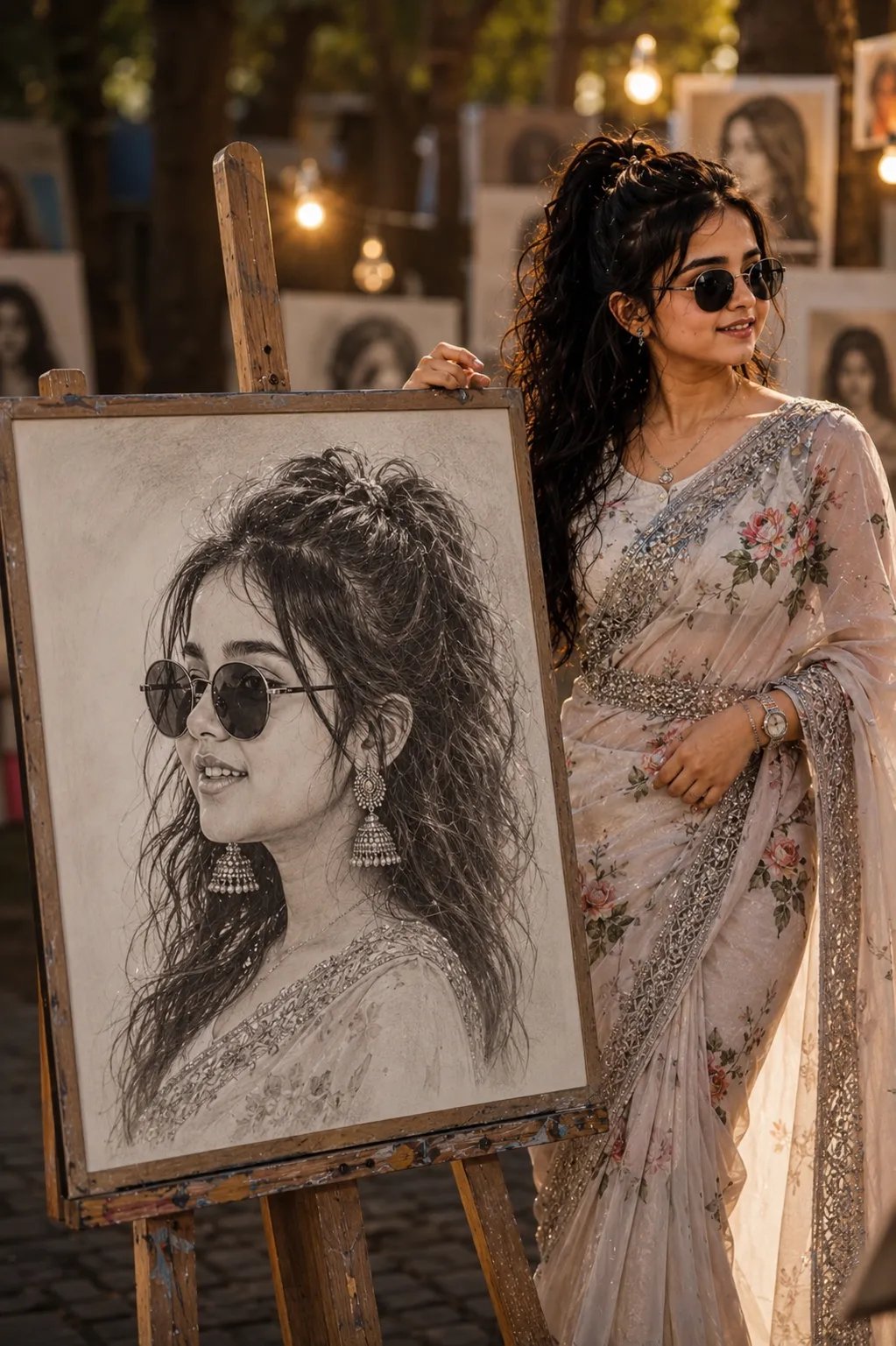 PRONT ⤵️ Art doesn't just capture a face—it captures a story.