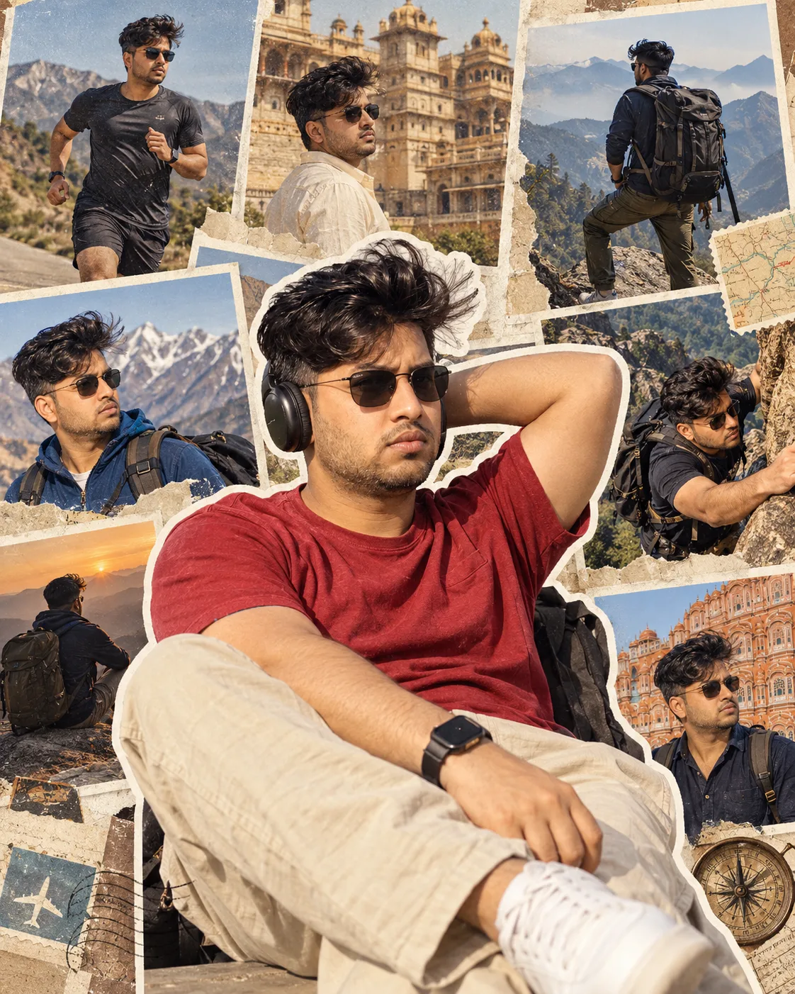 Adventure Lifestyle Collage