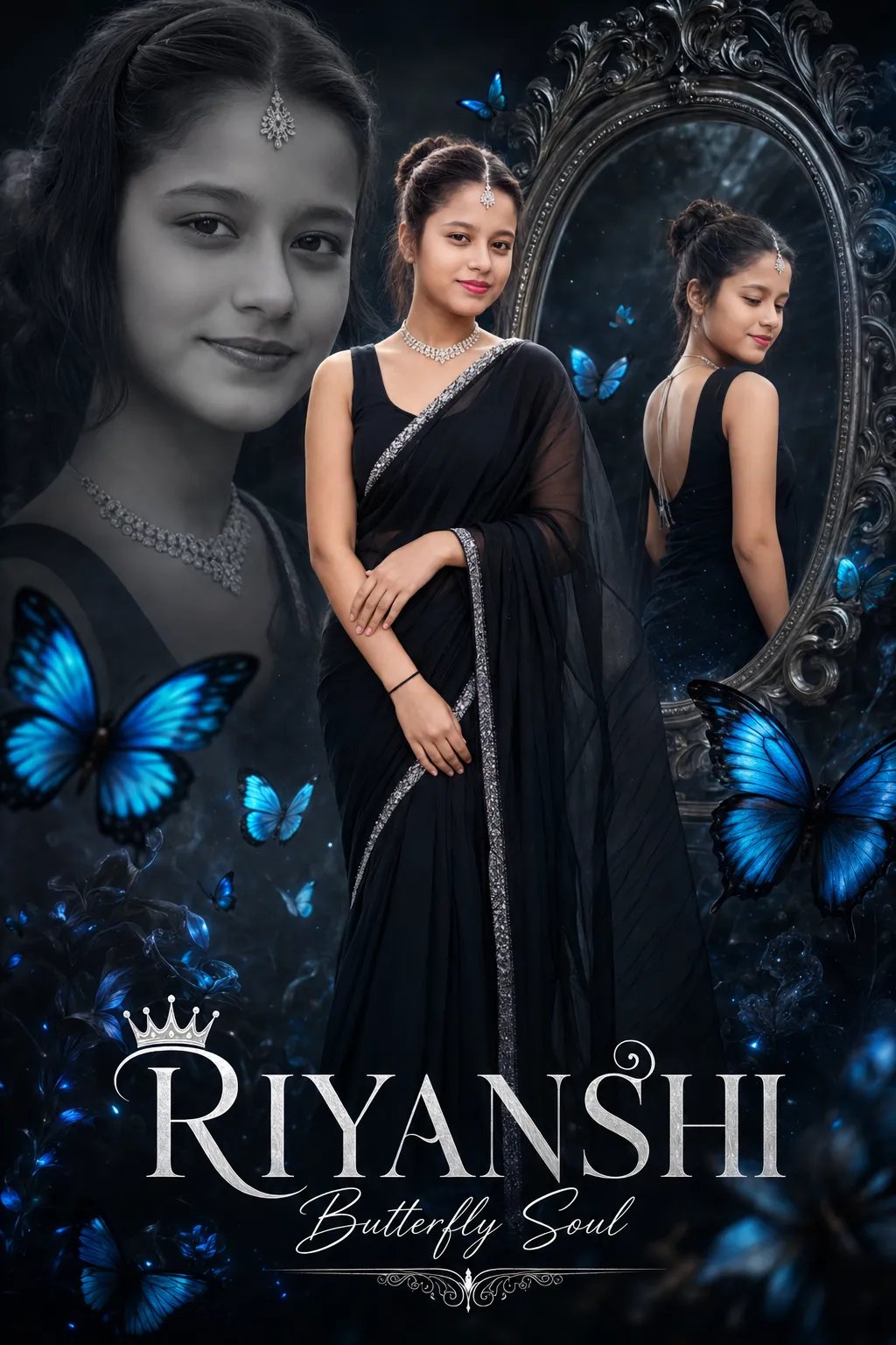 Indian girl fantasy poster