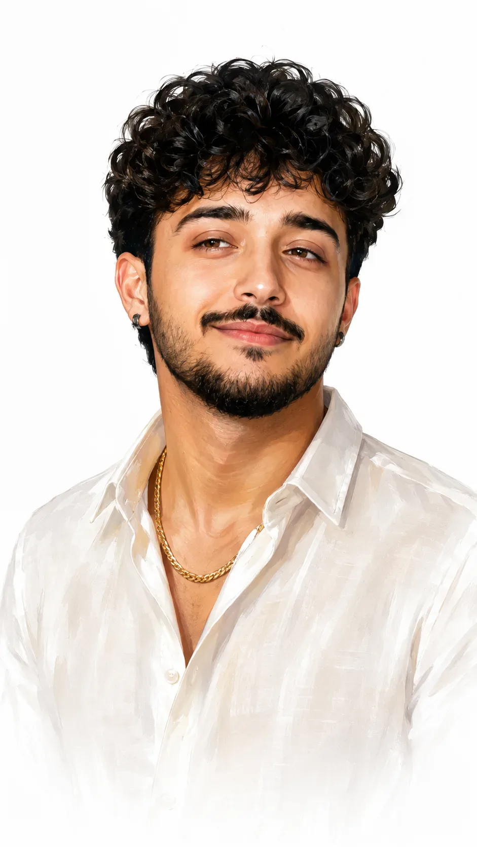 Create a premium ultra-realistic studio portrait inspired by the uploaded reference image.