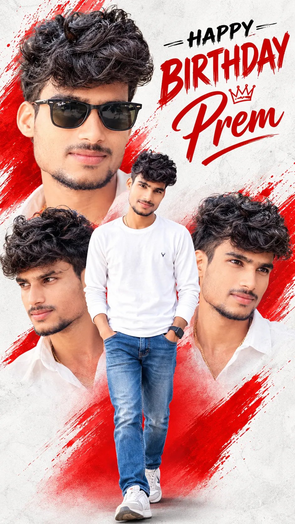 Birthday Poster Young Man