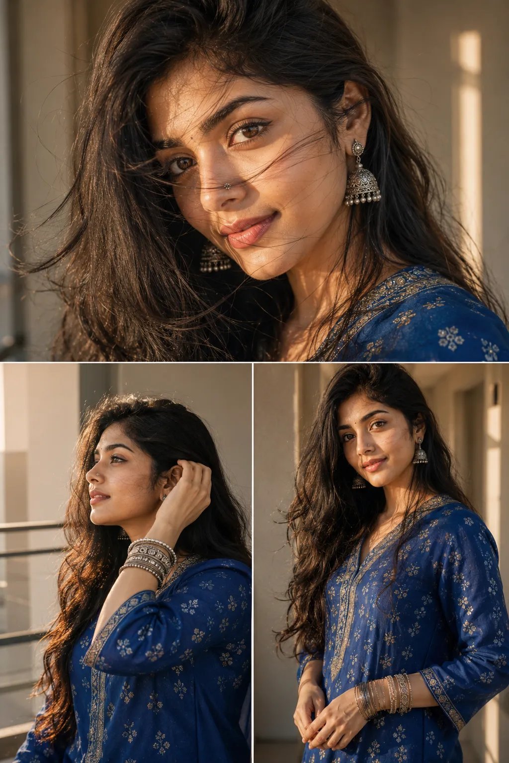 Golden Hour Portrait Collage