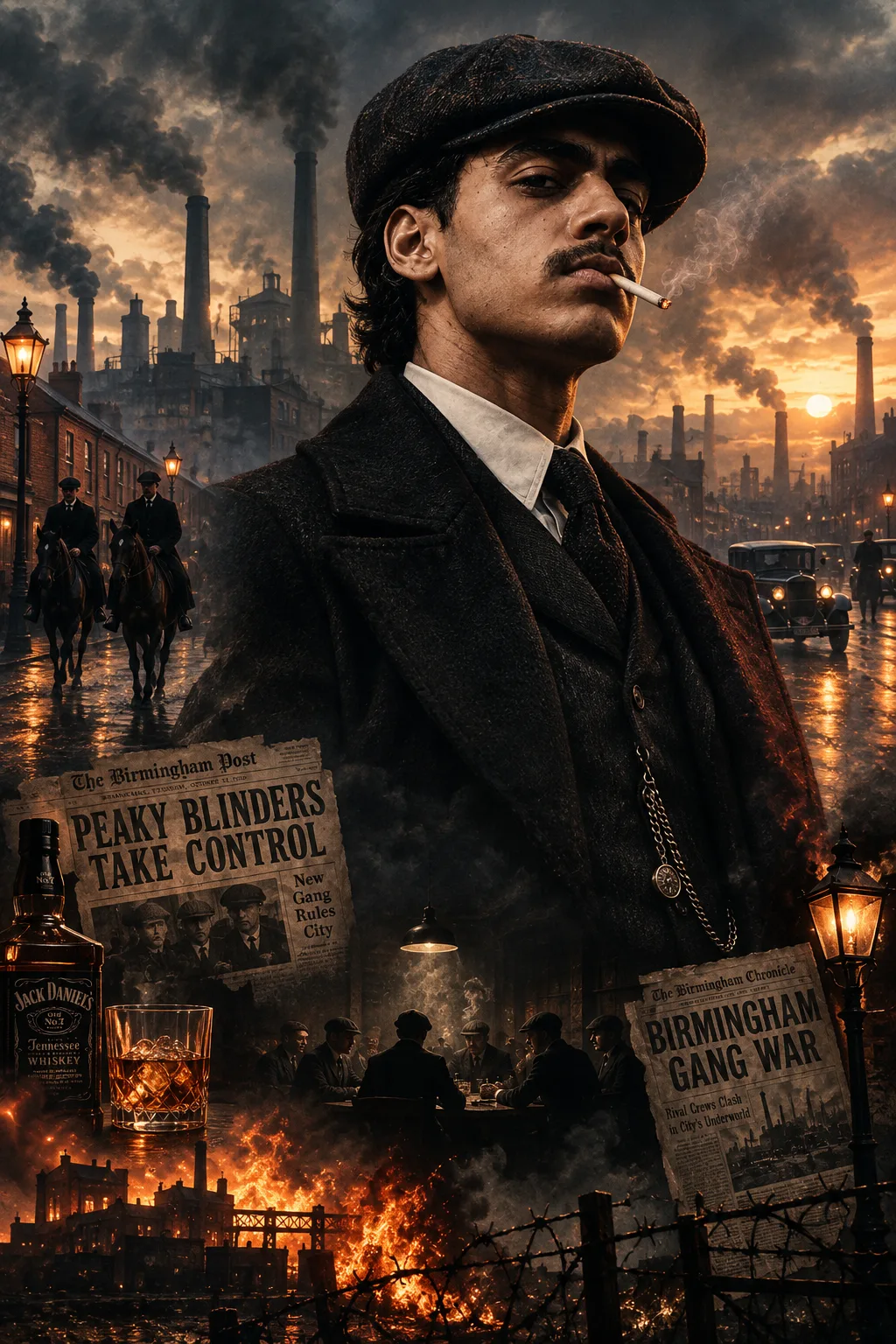 Exact Image Recreation Prompt Create a highly photorealistic cinematic period-crime drama poster closely recreating the reference image in