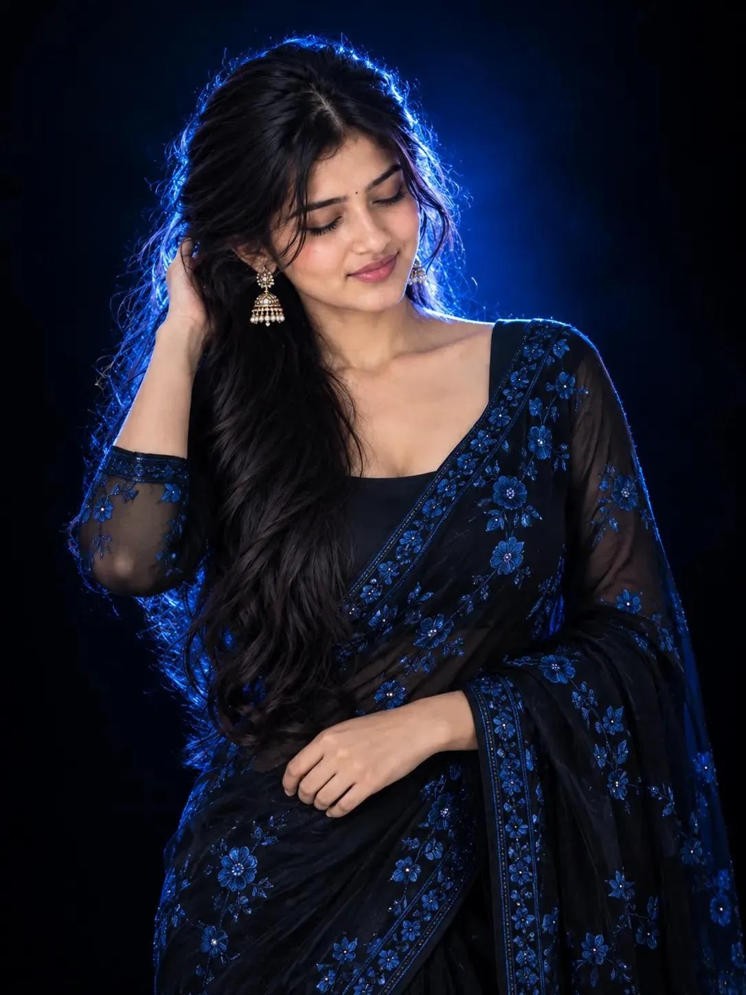 Cinematic Portrait with Sari