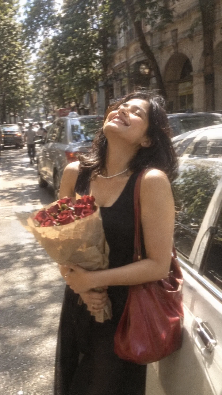 Ultra realistic candid street photo, vertical 9:16.
