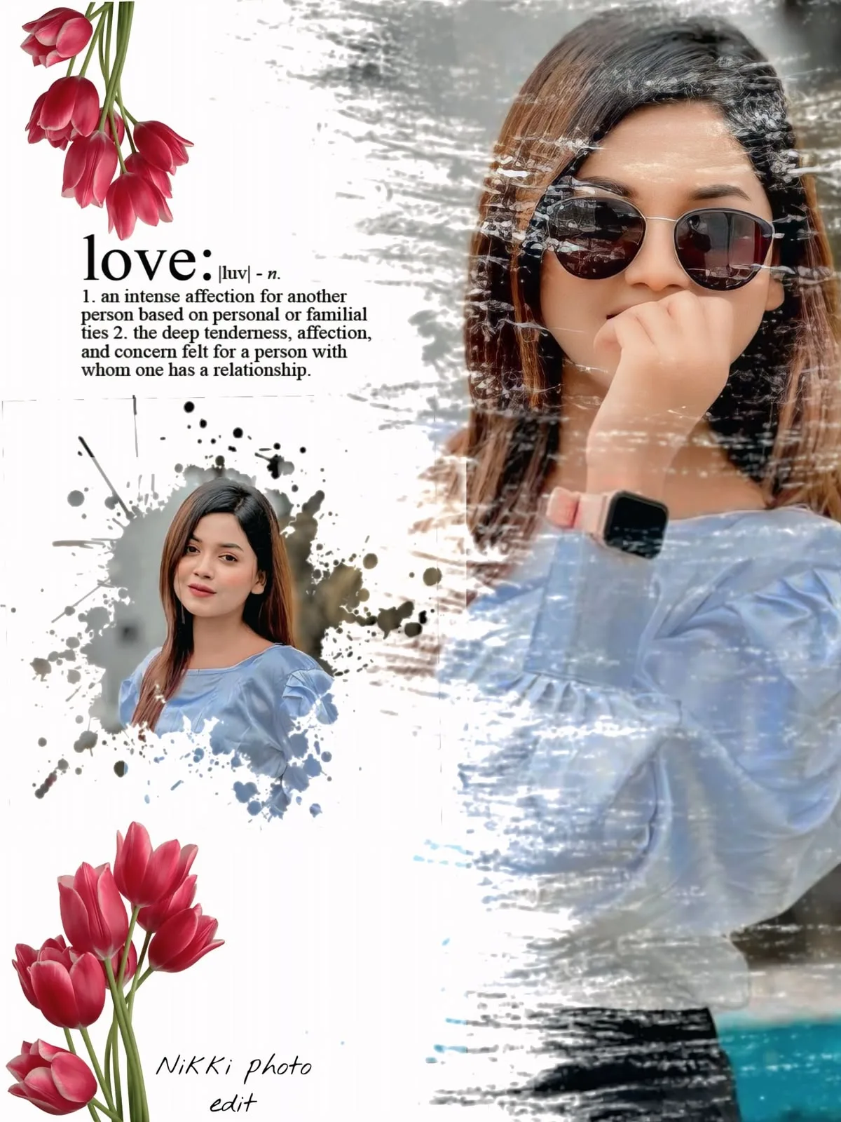 Create a high-resolution artistic photo-edit collage inspired closely by the reference image.