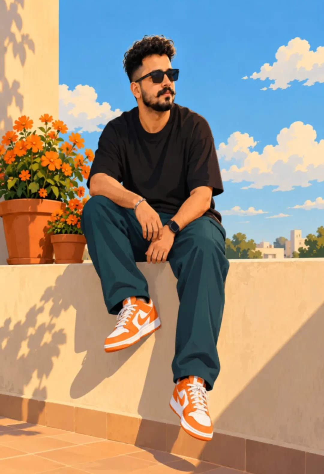 An illustration in a clean, modern, flat-color digital art style.