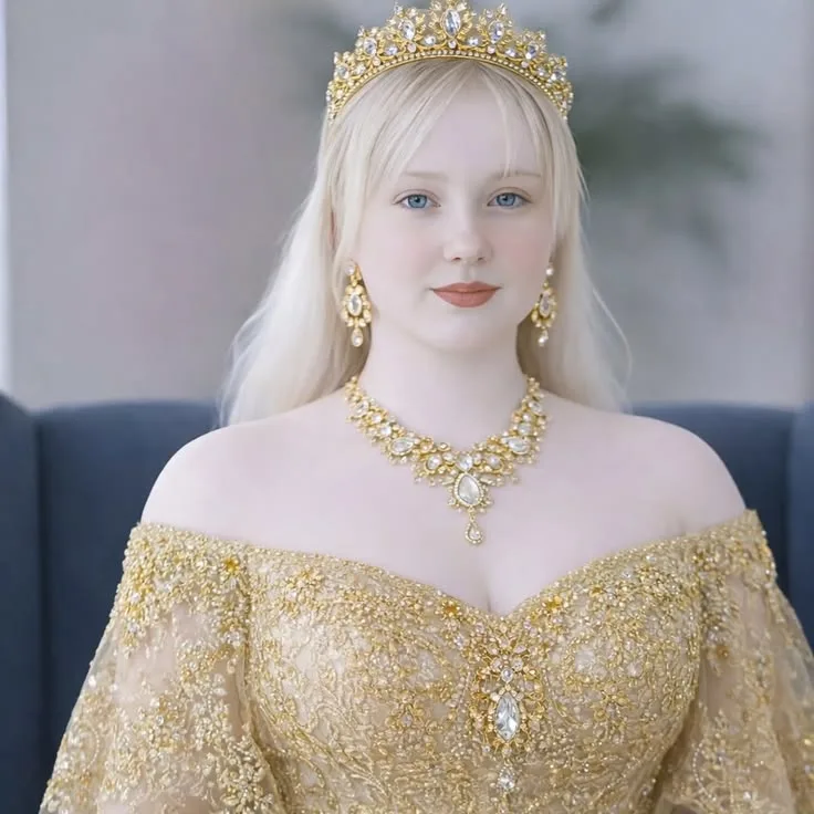 Golden Princess | Elegant Royal Portrait