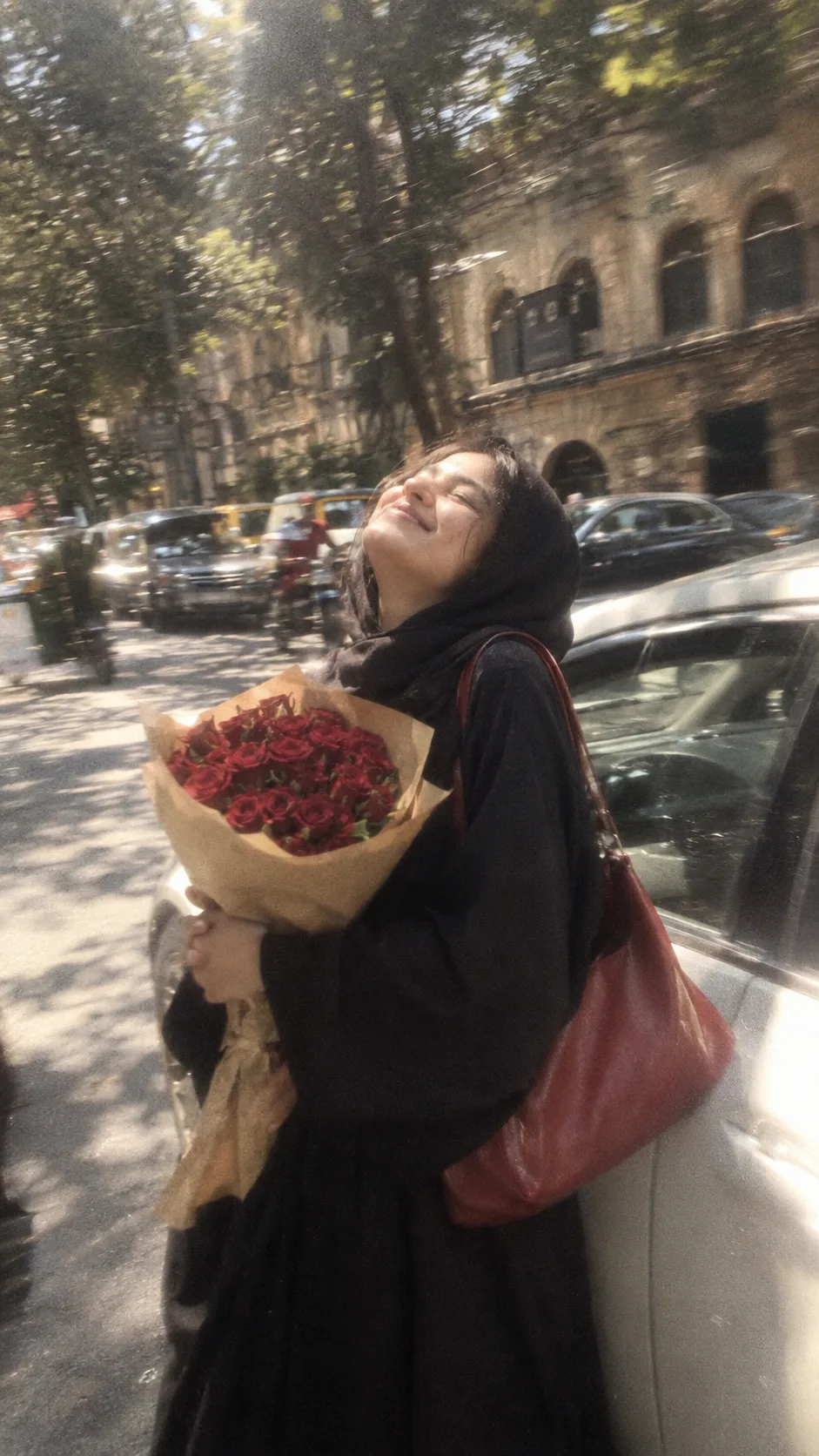 Ultra realistic candid street photo, vertical 9:16.