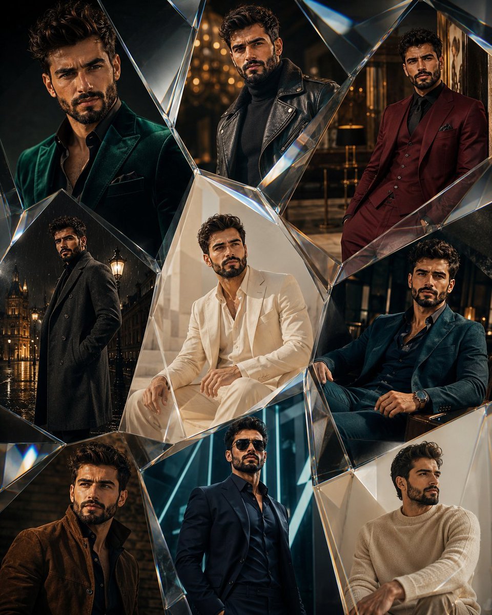 Luxury Fashion Editorial Collage